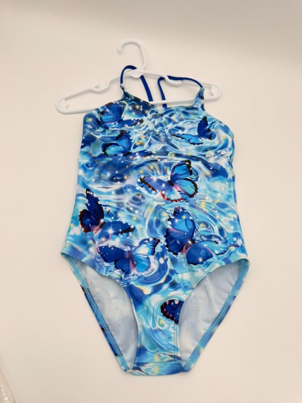 Girls 6y bathing 1 piece swimsuit Butterflies
